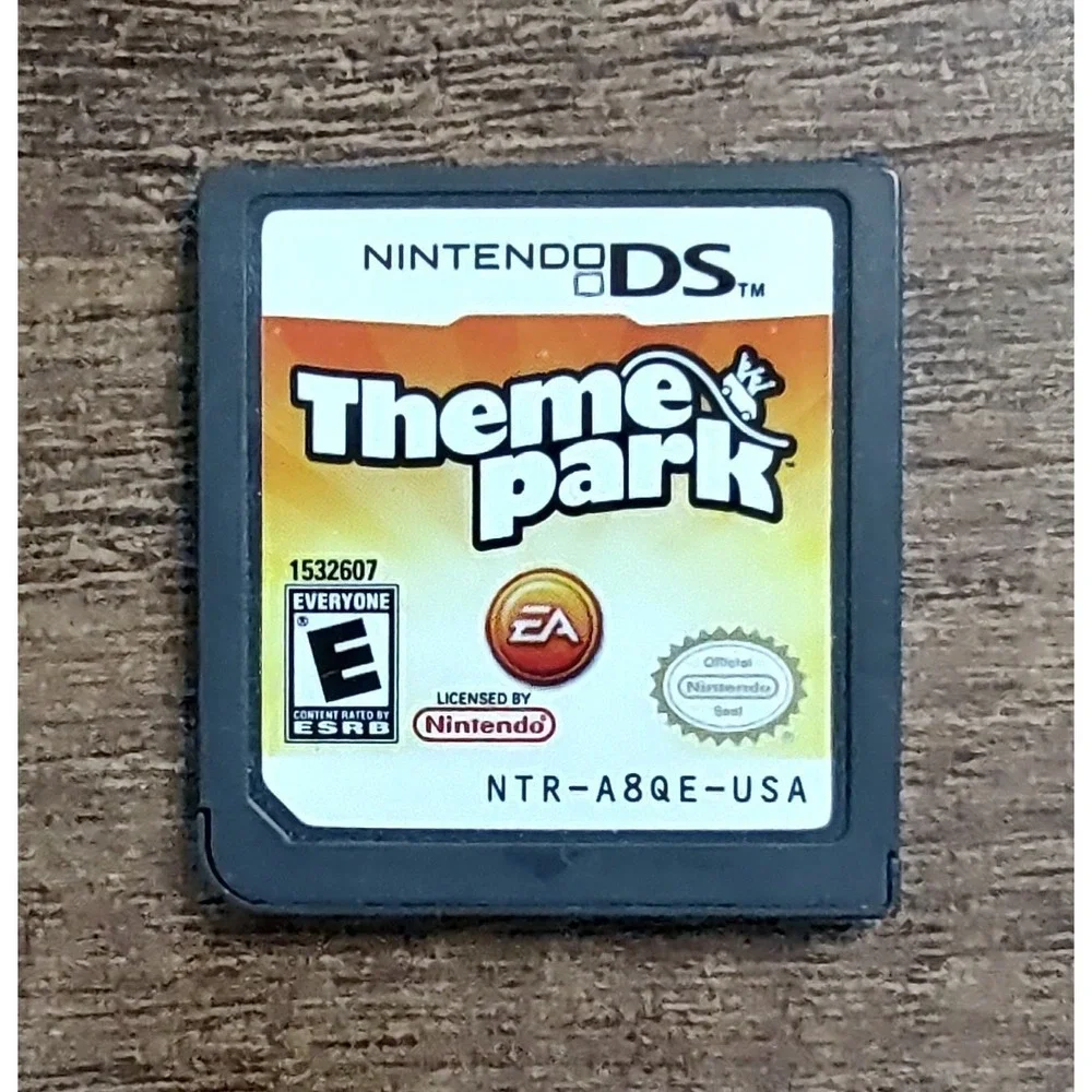 Theme Park Nintendo DS Game Cartridge 2007 Cartridge Only D3